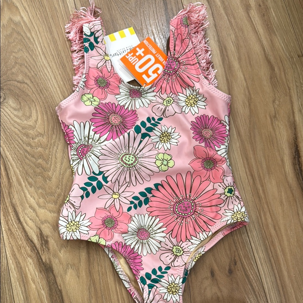 Shade critters Floral Pink One-Piece Swimsuit